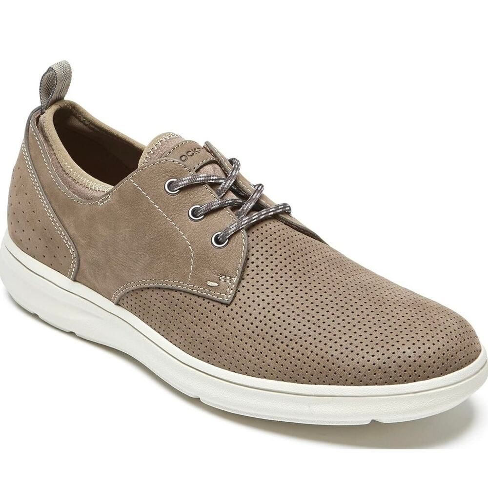 Rockport Beckwith Plain Toe Ox Men's Olive Sneakers 11M